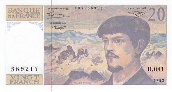 20 Francs 1993